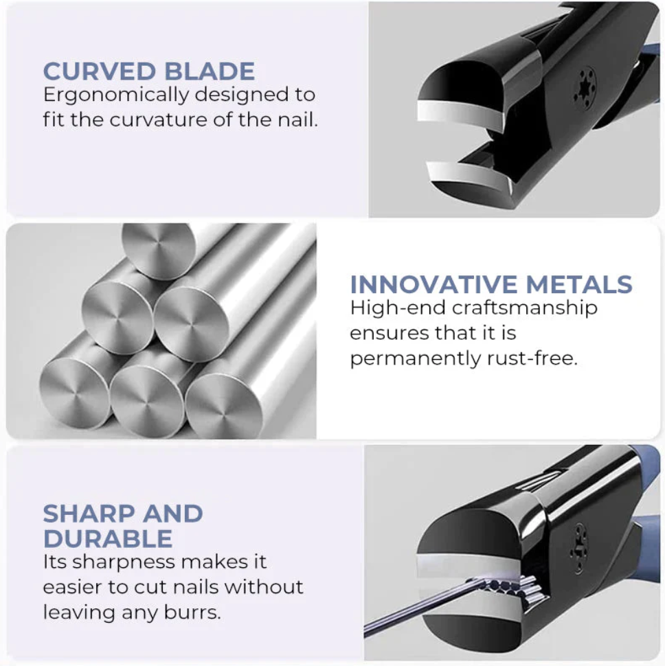Fröccsenésmentes körömvágó, precíz és praktikus