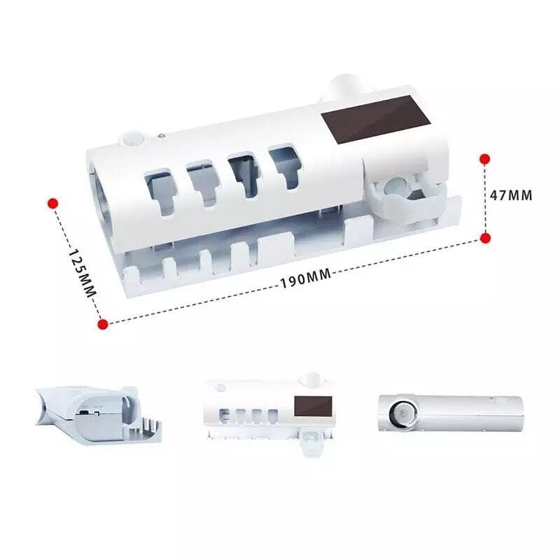 Nástěnná UV sterilizační stanice na zubní kartáčky