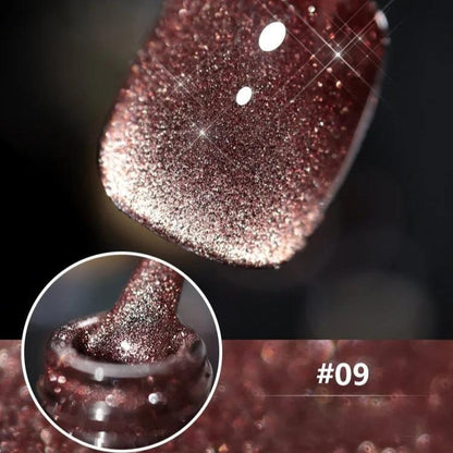 طقم طلاء الأظافر ليزر دايموند: لمعان مكثف وبريق ساحر 