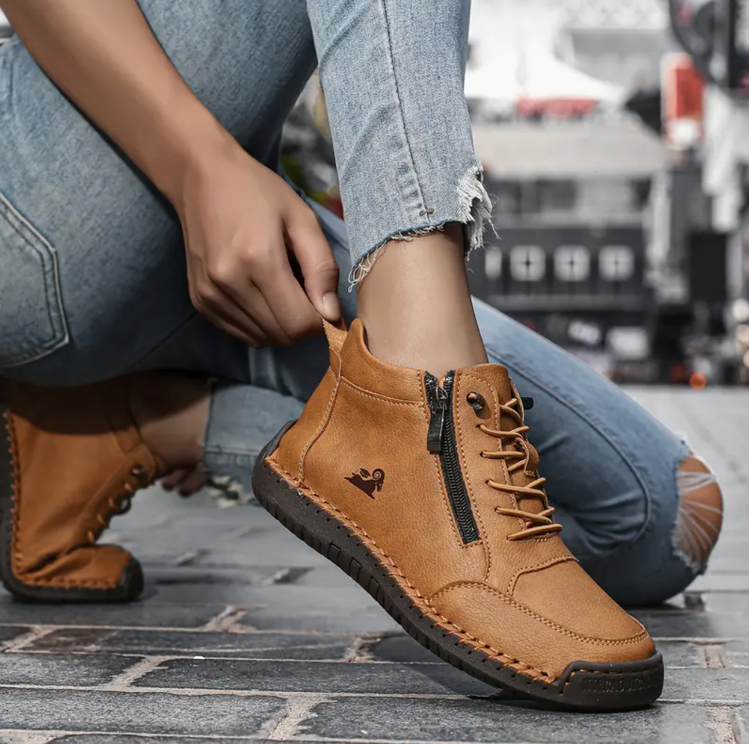 VogaDeck ダブルジップ – コンフォートスニーカー & 整形外科サポート 