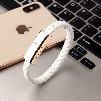 Le bracelet élégant qui charge votre téléphone partout