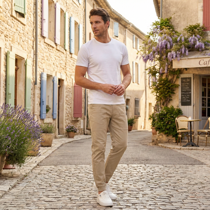 Pantalón cargo cómodo con gran capacidad de almacenamiento 